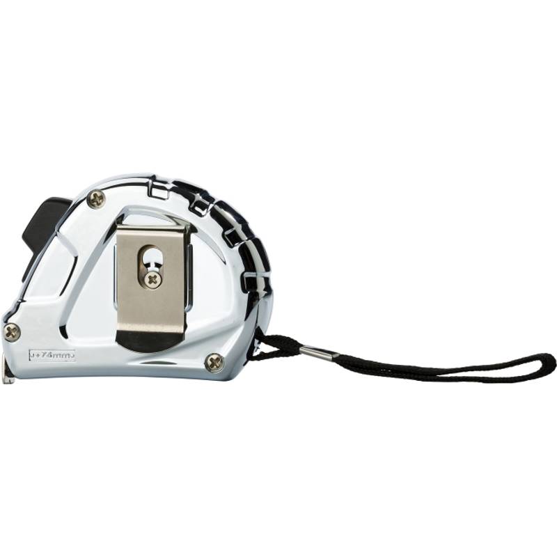 Svinovací metr se šňůrkou a klipem, pásmo, 3 m, stříbrná Svinovací metr se šňůrkou a klipem, pásmo, 3 m, stříbrná